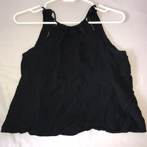 Black tank top